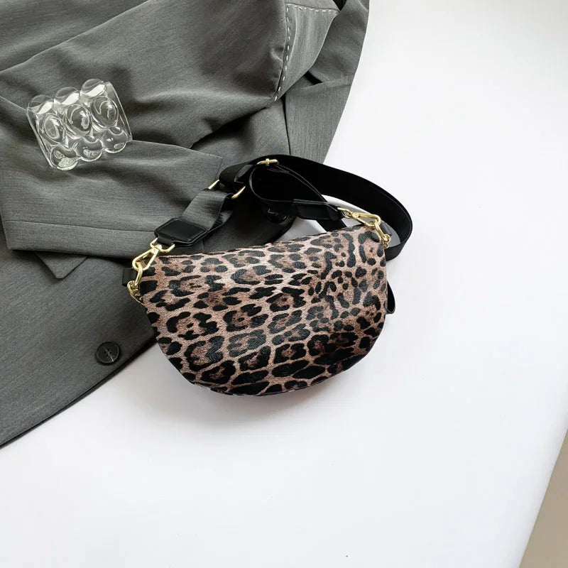 Leopard Print Waist Bag for Woman Fashion Fanny Pack Purse High-quality Shoulder Crossbody Bags Simple Chest Bag Lady Phone Pack