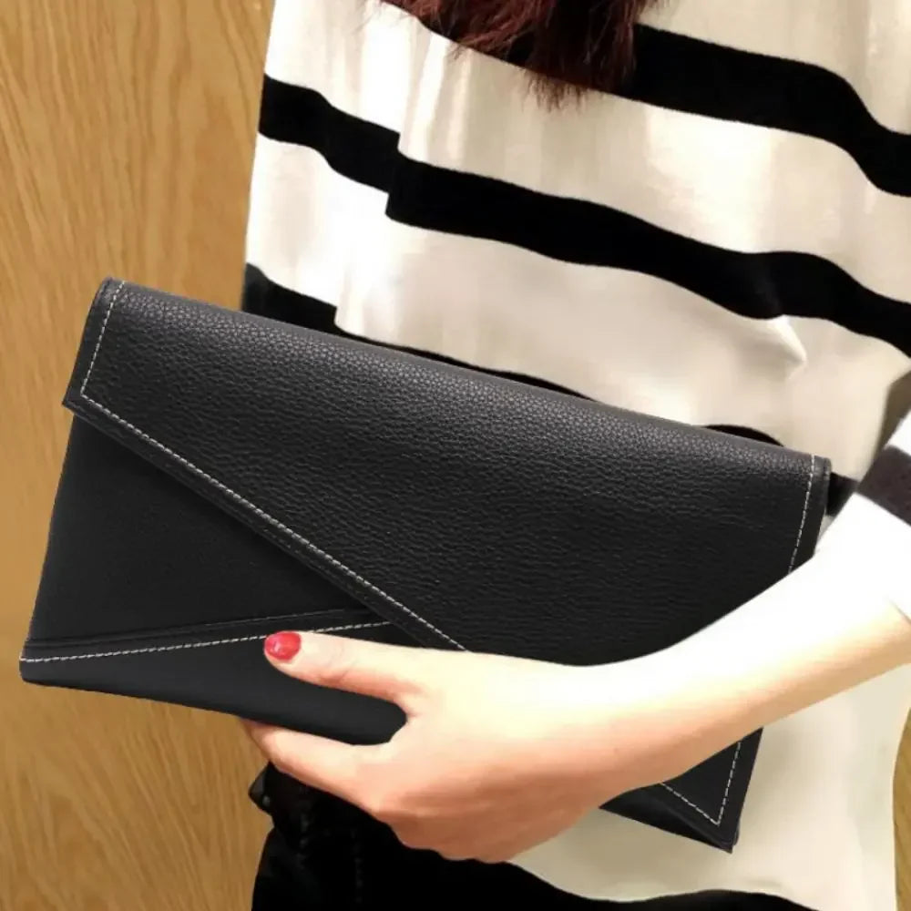 Women's Fashion Retro Handbag Minimalist PU Soft Leather One Shoulder Crossbody Bag